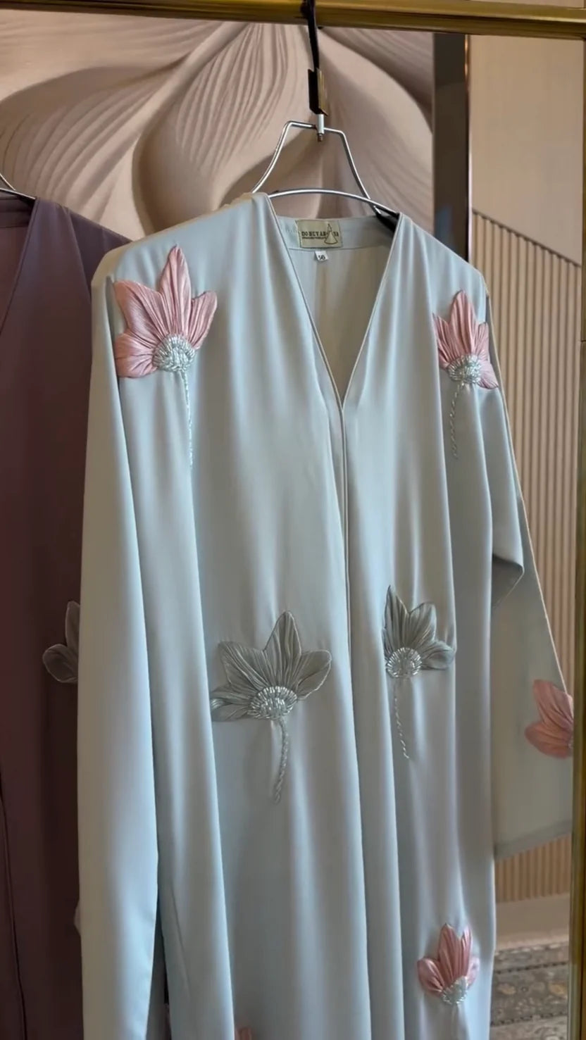 Pack Of 4 Flower Abaya