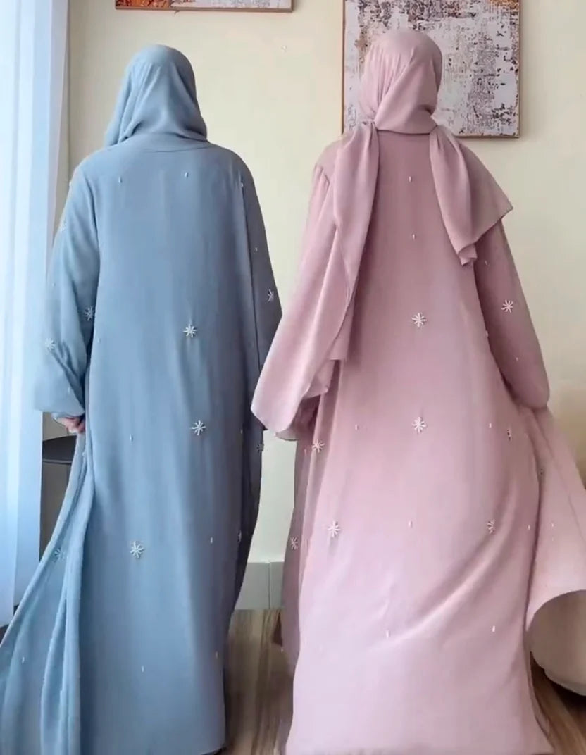 Pack Of 2 Abaya With Scarf