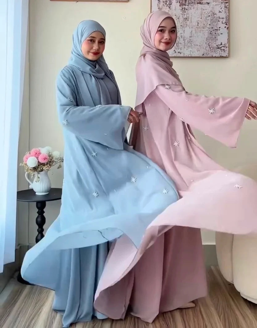 Pack Of 2 Abaya With Scarf