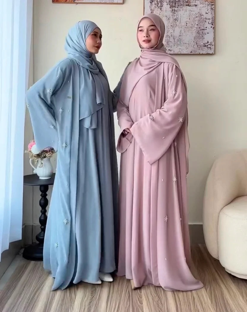 Pack Of 2 Abaya With Scarf