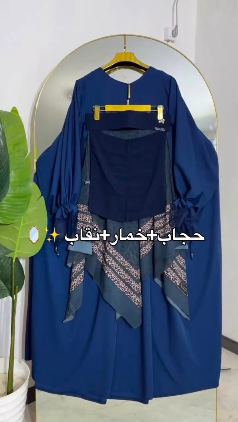 Pack Of 4 Abaya 3 Piece