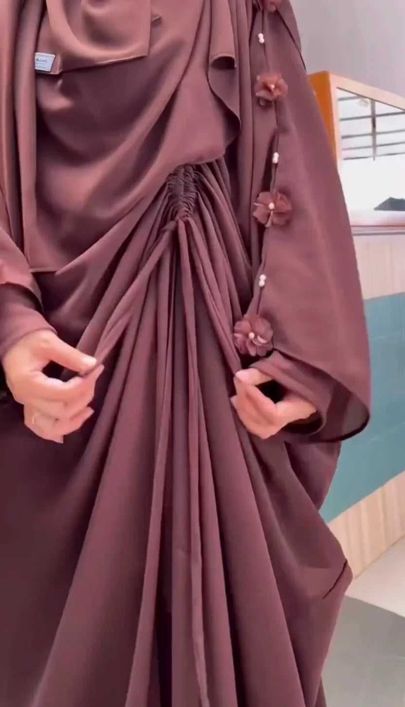 Women Abaya 3 Piece, Scarf, Niqab & Abaya