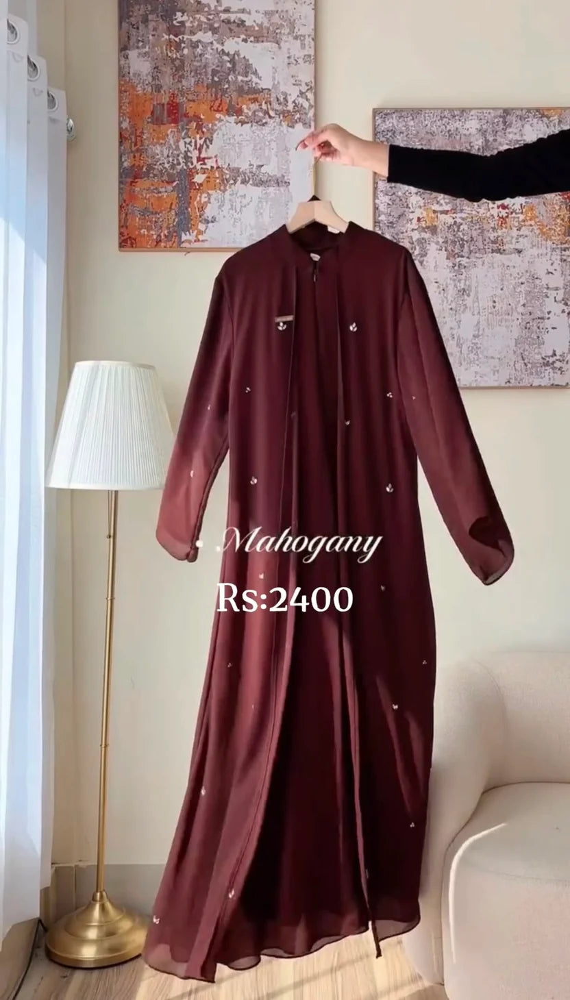 Pack Of 4 Abaya With Scarf
