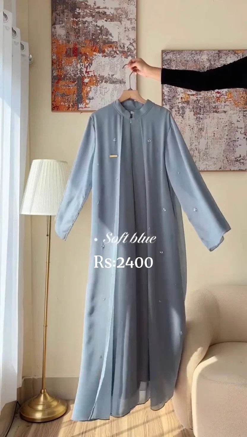 Pack Of 4 Abaya With Scarf