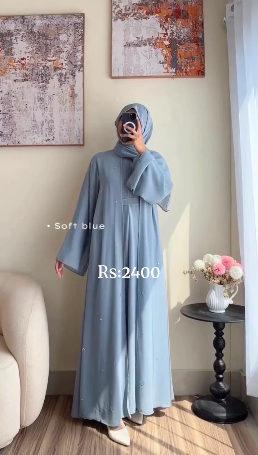 Pack Of 4 Abaya With Scarf