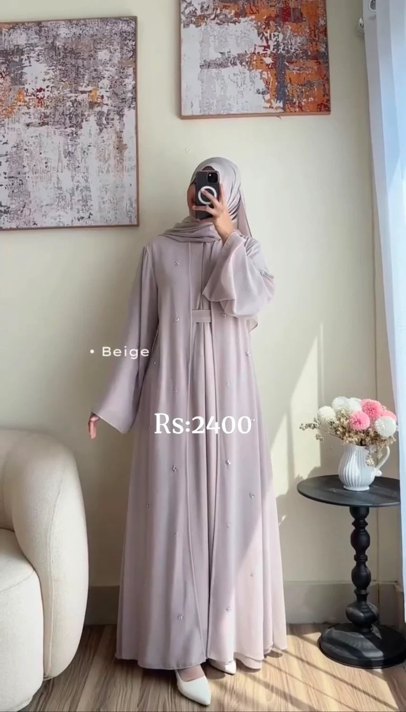 Pack Of 4 Abaya With Scarf